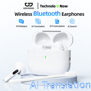 Tai nghe Bluetooth không dây GOOJODOQ có chức năng giảm tiếng ồn dịch thuật và phiên âm AI tiên tiến