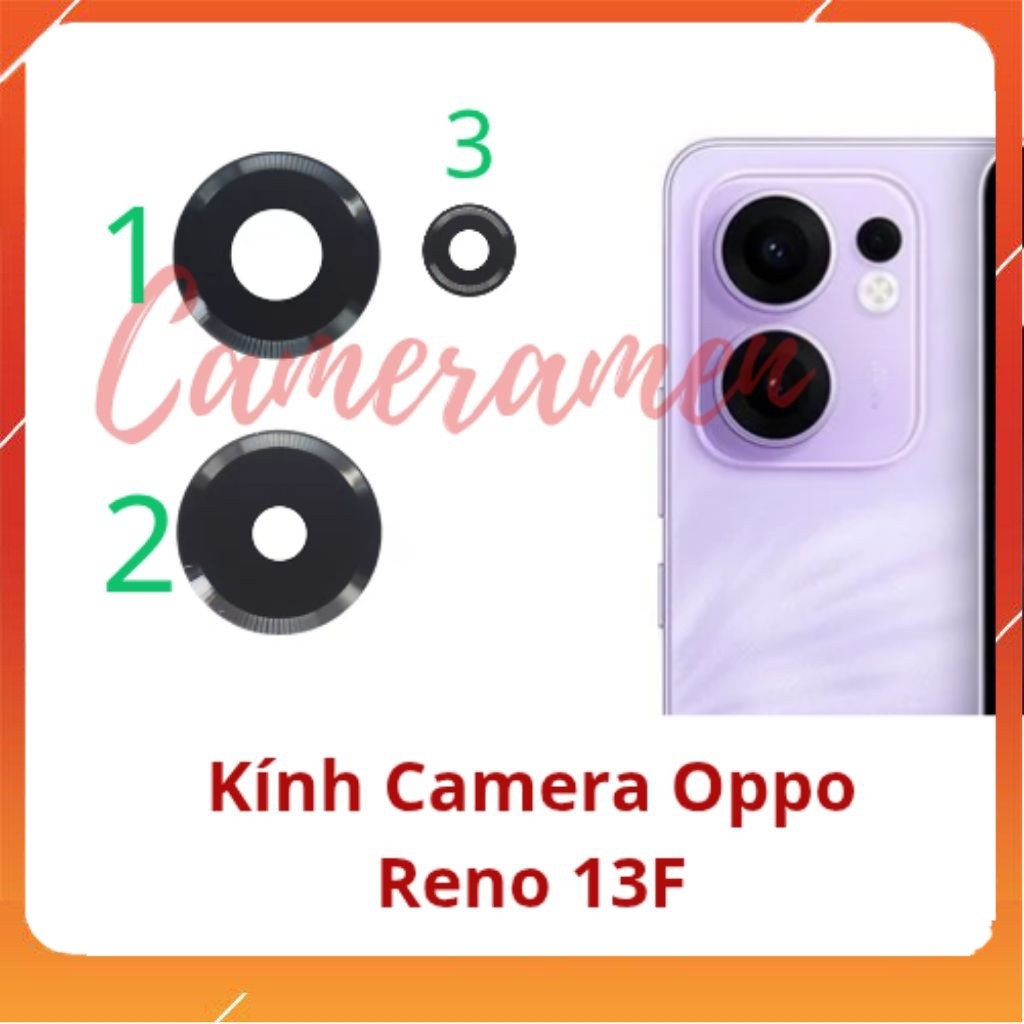 Kính Camera Oppo Reno 13F / Reno 13 F / Reno13F ( Sale Sốc )