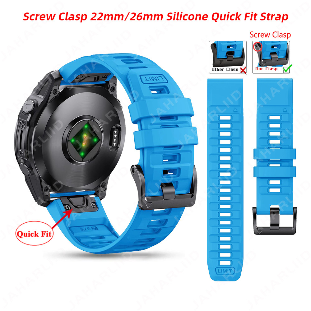 22mm 26mm Quick Fit Band Dây đeo cổ tay silicon chất lượng cao Dây đeo chống nước cho Garmin Forerun