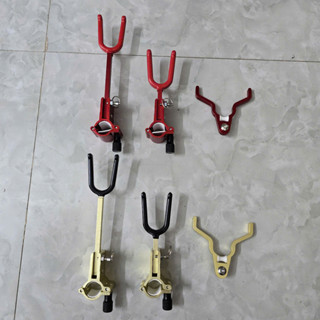 Bộ phụ kiện gác cần câu cá săn hàng gồm 2 ngoe phụ và 1 đầu V có con lăn