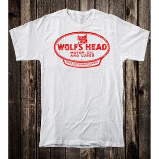 Hot Rod Tee Áo Drag Race Racing Speed Shop Gas Wolf 'S Head Motor Oil
