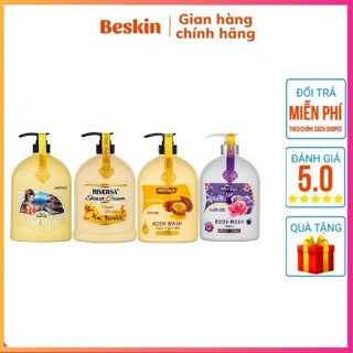 Sữa tắm Aroma Japan Riversa Sakura/Vanilla/Dark kiss/Coco Japan 1.2L