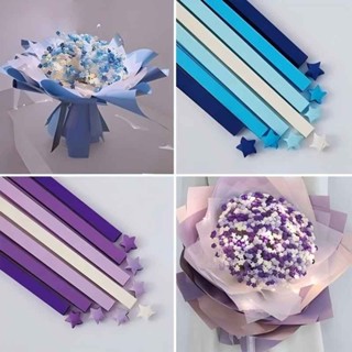 Set 90 / 120 / 380 / 540 Giấy Xếp Sao May Mắn In Họa Tiết Hoạt Hình Nhiều Màu Sắc Dùng Làm Quà Tặng Valentine