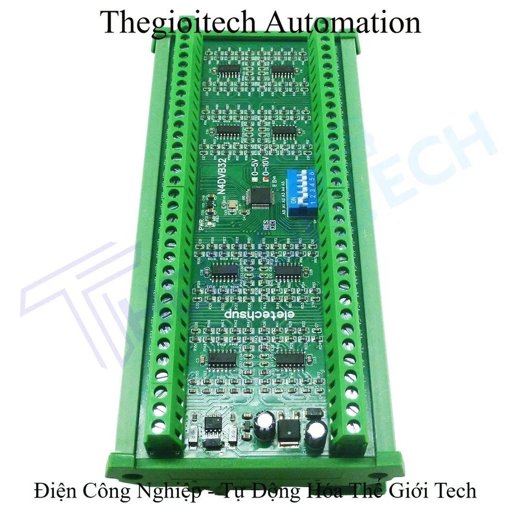 32CH RS485 Modbus Analog Collector 0-5V 0-10V Differential Voltage Input for PLC HMI Battery Pack Pa