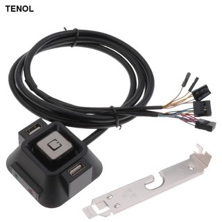 Máy tính để bàn PC Cung cấp máy tính Đặt lại với cáp trên công tắc nút