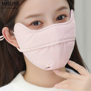 Misups Face, Cotton Nguyên Chất Chống Lạnh Ấm Áp, Thân Thiện Với Da Thoáng Khí Chống Gió Che Miệng Đi Xe Đạp