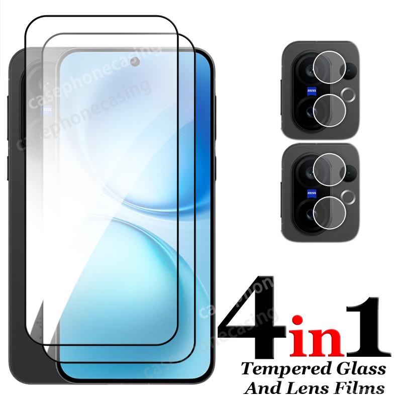 Miếng Dán Bảo Vệ Màn Hình 4in1 Cho Vivo X200 FE X200 Pro Mini X200 FE Kính Cường Lực 2.5D Full Cover