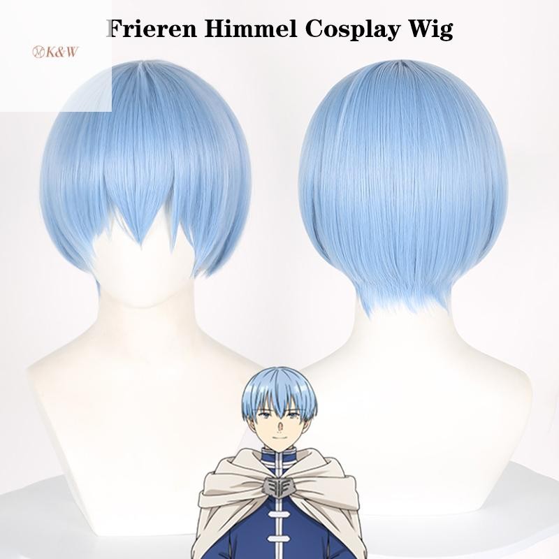 FullPowerNew Anime Frieren: Beyond Journey's End Himmel Blue Cosplay - Tổng hợp tóc giả và phụ kiện 