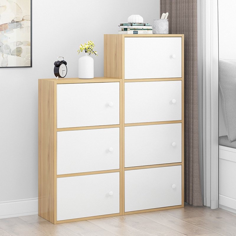 Kệ gỗ đựng đồ kệ sách gỗ tủ để đồ đa năng tủ gỗ chất liệu MDF phong cách hiện đại