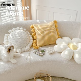 Meng NI ném gối Ins gió hoa đệm phòng khách giường sofa Vỏ gối nhà