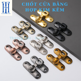  Chốt cửa  khóa cửa trượt ,cửa lùa ,chốt xoay bằng hơp kim kẽm an toàn và tiện lợi 