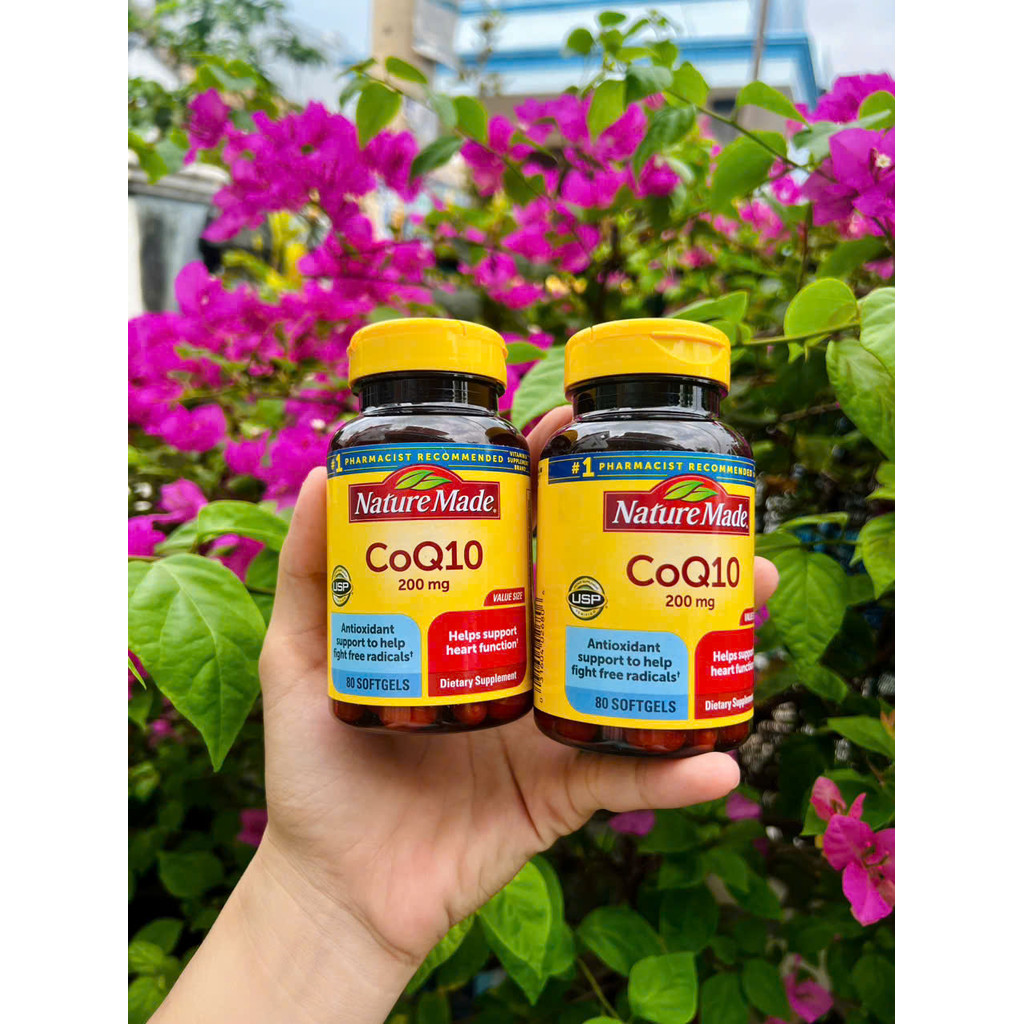 Viên uống bổ tim mạch CoQ10 Nature Made chuẩn USA