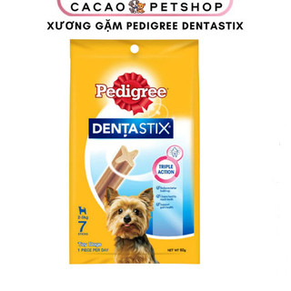 Xương Gặm Chăm Sóc Răng Miệng Cho Chó mọi lứa tuổi PEDIGREE Dentastix - Hương vị thịt gà xông khói - Cacao