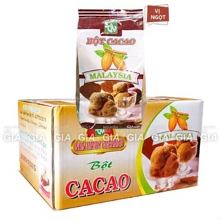   THÙNG 20 GÓI  Bột cacao Malaysia gói 500g - pha chế đồ uống làm bánh 