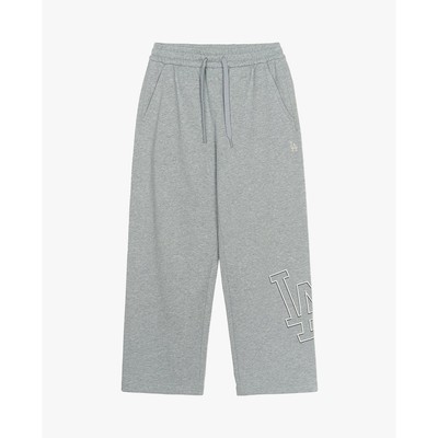 MLB - Quần dài unisex ống rộng lưng thun Basic Megalogo_3APTB0344-07MGS