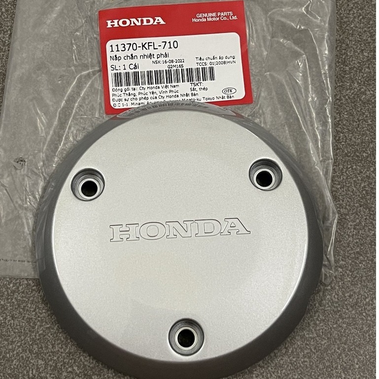 CHỤP MŨ NỒI WAVE NHỎ / WAVE ANPHA ĐỜI ĐẦU / SP DREAM / FU 1 CHUNG DC LUÔN - ZIN - 11370KFL710