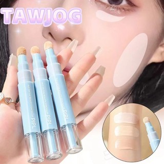  TAWJOG 1 Bút Che Khuyết Điểm Kem Dưỡng Ẩm Che Mụn Sẹo Trang Điểm Dạng Lỏng Kem Phấn Nhẹ Làm Sáng Mặt PIPL 