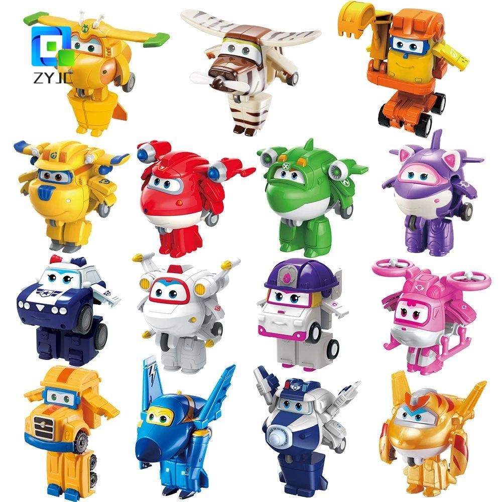 ZYJC Super Wings Dizzy Donnie Mini dành cho trẻ em Robot máy bay phản lực biến dạng