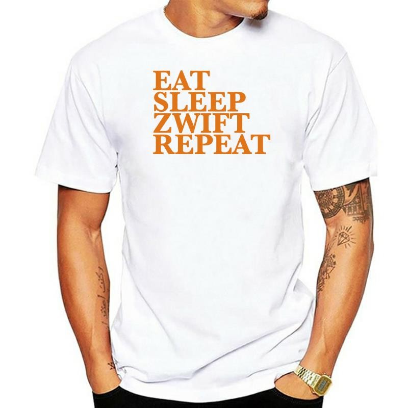 Áo thun Eat Sleep Zwift Repeat Cycling Strava Unisex đủ kích cỡ