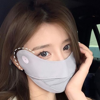 K19 Khẩu trang UV bảo vệ mắt toàn mặt thoáng khí cho nữ chống tia cực tím mùa hè