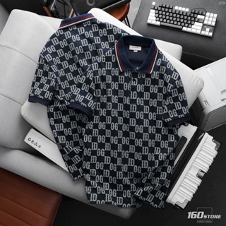 Áo Polo Nam ICONDENIM Pattern Monogram IDOG PLID0209