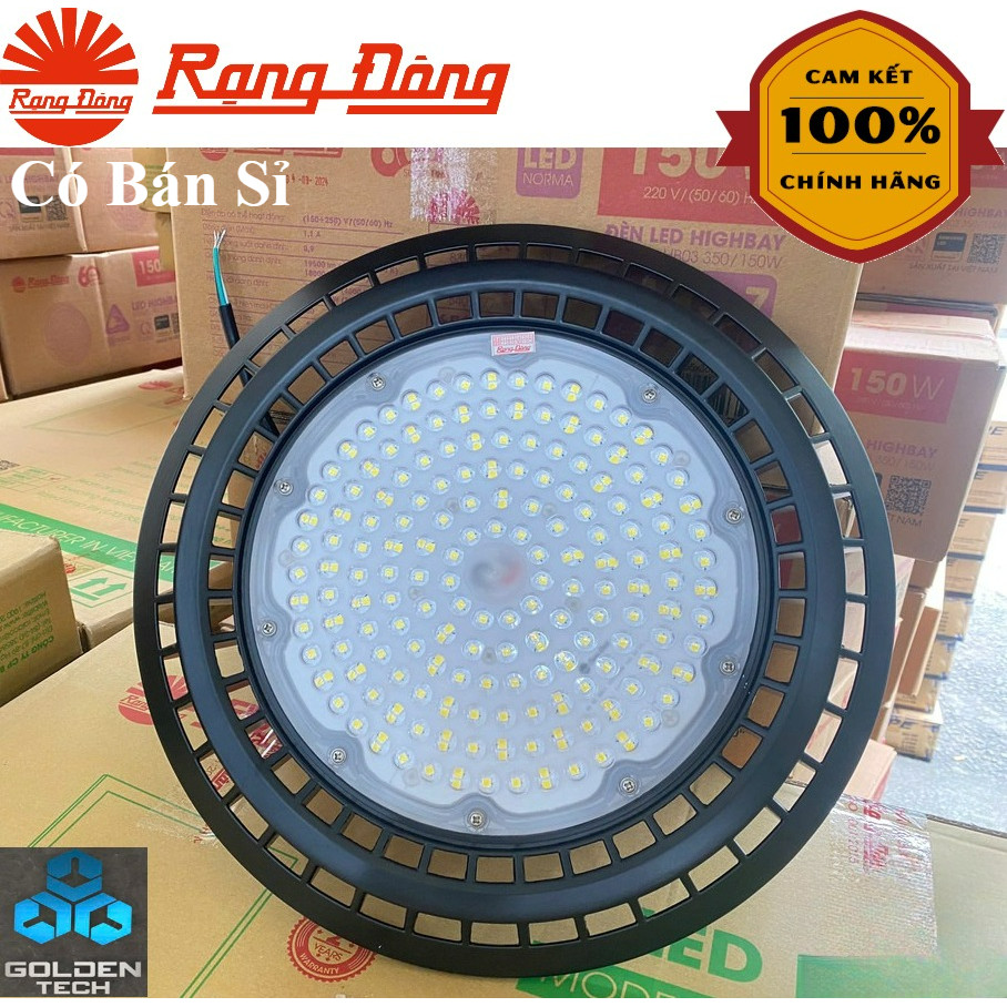(Rạng Đông) Đèn led Highbay nhà xưởng 100W - 120W - 150W - 200W - 250W - Nhôm đúc tản nhiệt, siêu sá