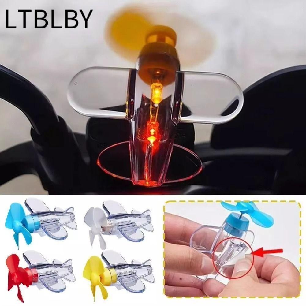 LTBLBY Đèn LED Máy Bay, Đèn LED Nhựa Máy Bay Phát Điện Gió, Đỏ Xanh Vàng Trong Suốt Máy Bay Trang Tr