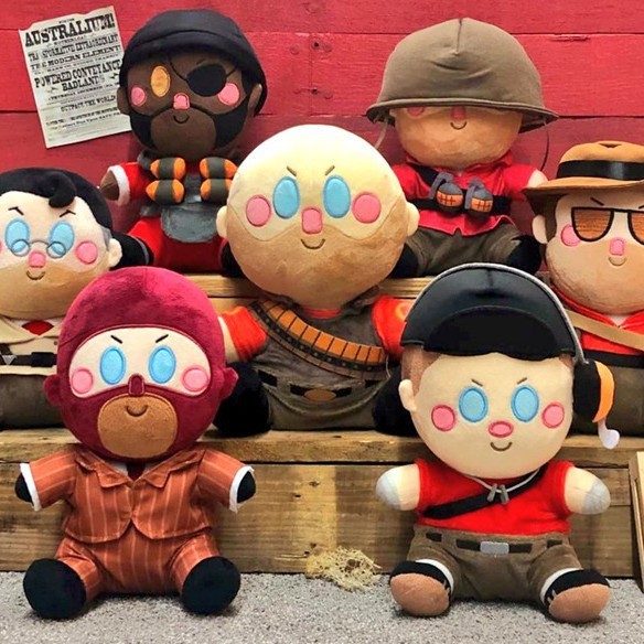 Team Fortress 2 Legion Fortress Trò chơi đồ chơi sang trọng Hàng hóa Búp bê sáng tạo