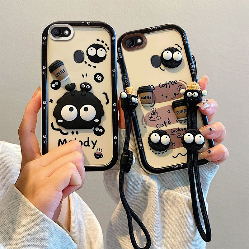 ốp lưng oppo f7 Ốp điện thoại búp bê 3D dễ thương cho ốp lưng oppo f7