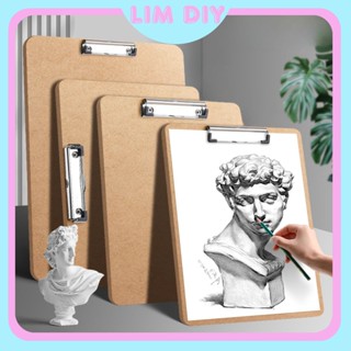 Bảng kẹp giấy vẽ, tài liệu bằng gỗ size A4, A5, A3 LIM DIY