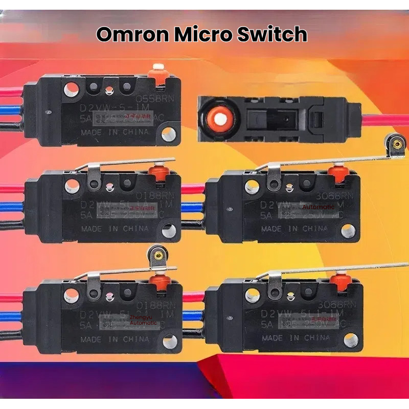 Microswitch OMRON D2VW-5L1-5L2-3L3-5L2A-5L1A-1M-01-2MS
