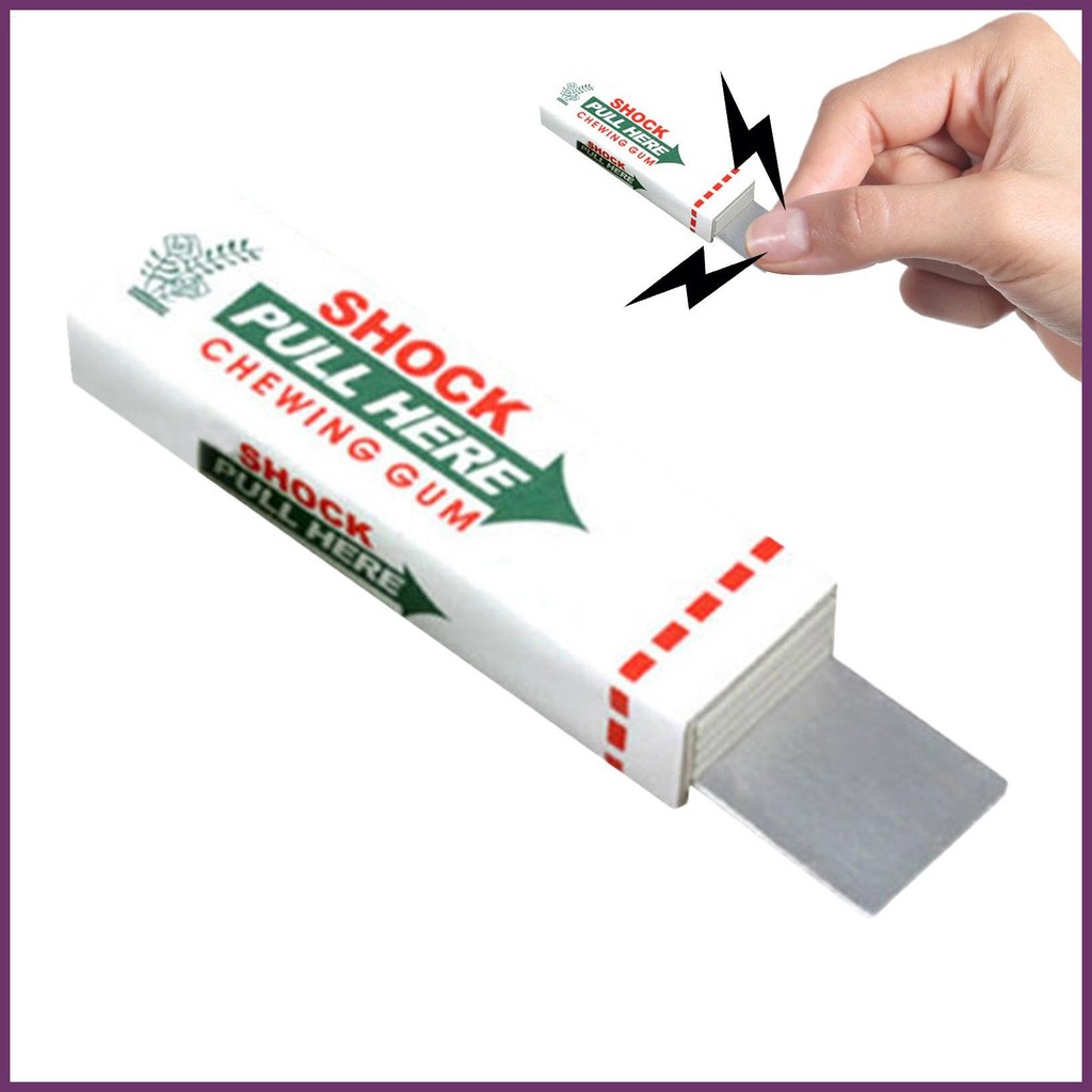 Shock Gum Prank Electric Joke Gag Tricky Gum Funny Prank Toy Creative Shock Games Ngày Cá tháng Tư P