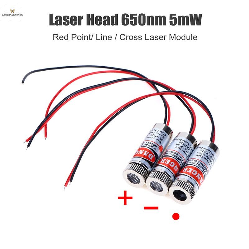 650nm 5mW Red Point / Line / Cross Laser Module Laser Tube 3v-5v Chấm Laser được sử dụng cho con trỏ