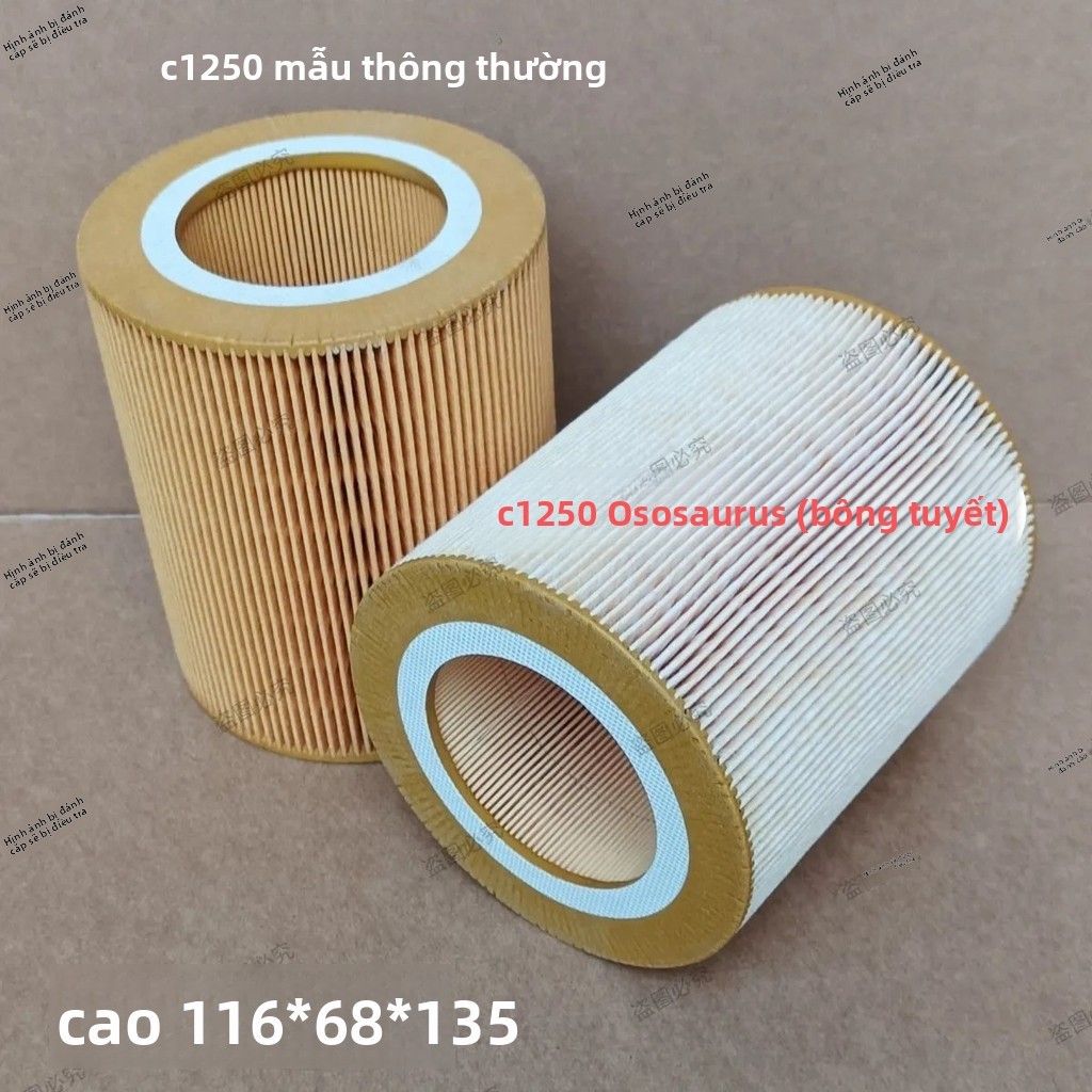 Bộ lọc khí máy nén khí Atlas C1250- 1613872000 Bộ lọc khí cho máy nén trục vít kiểu 8BGQ