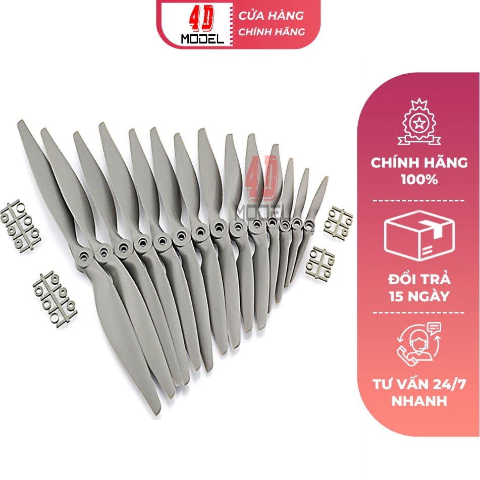 Cánh Quạt APC 6x4, 7x5 8x6 9x6 10x6 Chính Hãng Gemfan Hiệu Suất Cao, Chịu Lực Tốt Cực Bền - 4DMODEL