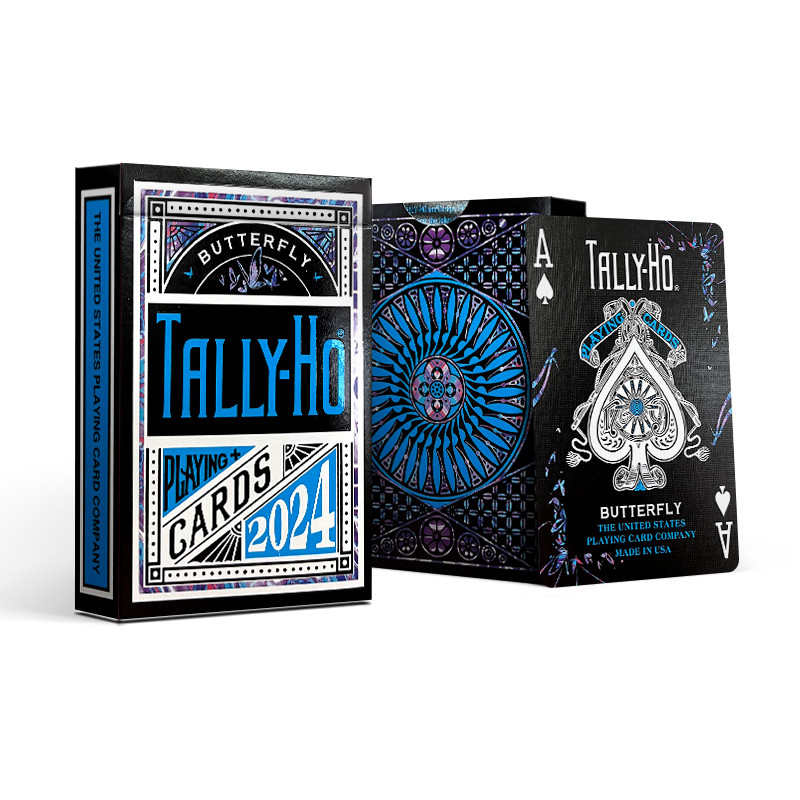 Tally-Ho Butterfly Playing Cards Deck USPCC Bộ sưu tập Poker Trò chơi bài Thủ thuật ma thuật