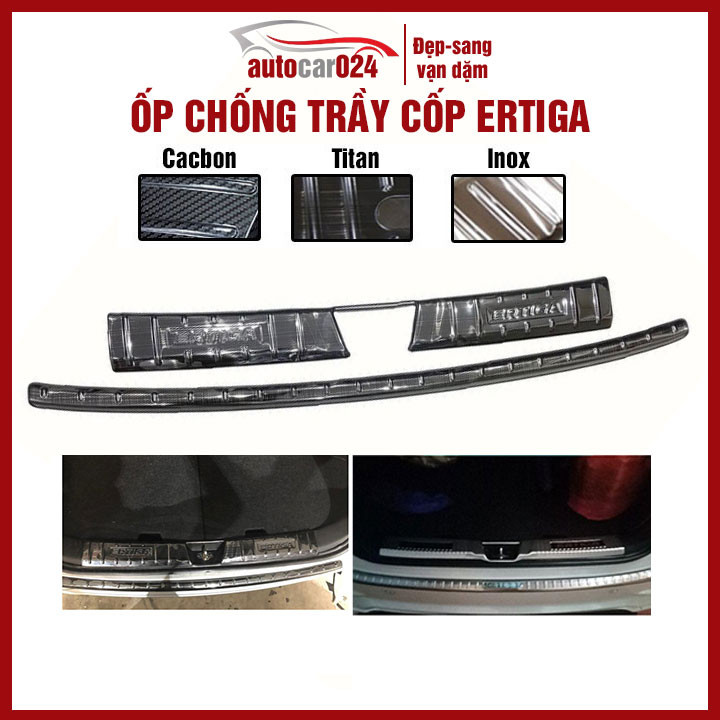 Ốp chống trầy cốp Suzuki Ertiga 2018-2023