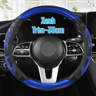 Bọc Vô Lăng Ô Tô Da Carbon 3D Nổi Vân Móng Rồng Cao Cấp 38cm - L26 moclancar