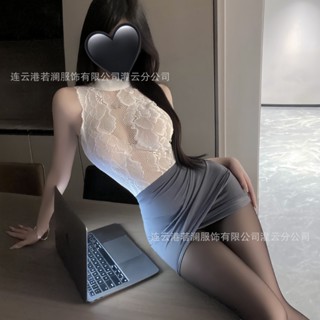 Gợi Cảm Phong Cách Khá Nhỏ Bí Mật Ren Váy Ngủ Gợi Cảm Tính Khí Yujie Influencer Một Mảnh Thư Ký Hông Váy