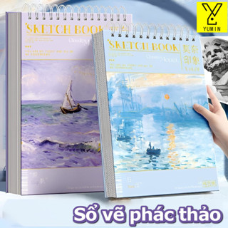 Sổ phác thảo có thể xóa được,Sổ phác thảo màu khổ A4 cho học sinh, bìa cứng 2 lớp, chống trầy xước, chống mài mòn