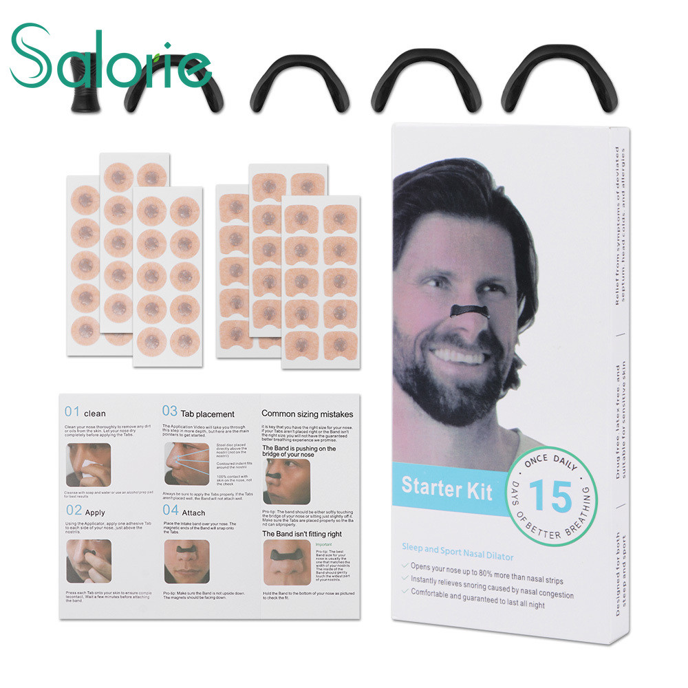 Thể Thao Mũi Dilator Ngủ Mũi Thở Dilators Bộ Khởi Động Mũi Thở Dải Mũi Giảm Ngáy