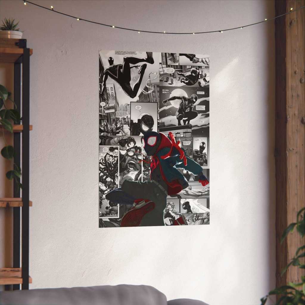 TRANH COMIC - Spiderman Poster | Comic Poster - Tranh Decal Dán Tường - Ảnh Treo Tường