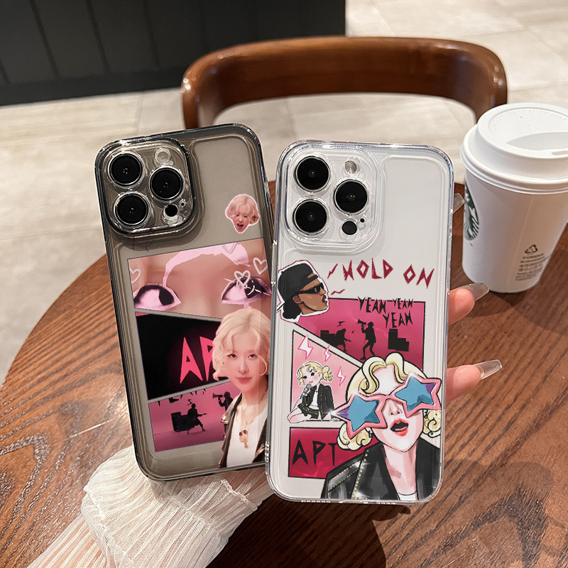 APT APT Rose Park Chae Young Ốp Điện Thoại Không Gian Ốp Lưng Mềm Ốp Lưng Điện Thoại Thích Hợp Cho i