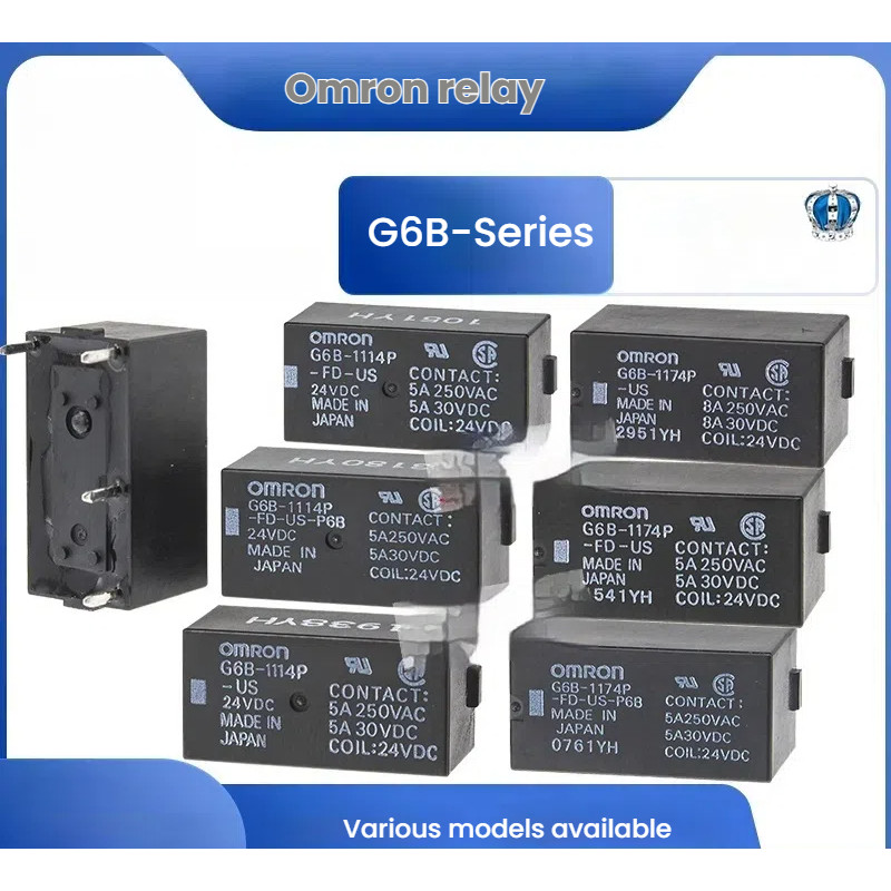 Rơle OMRON G6B-1114P-FD-US 1174P-US P6B DC24V -FD mới và