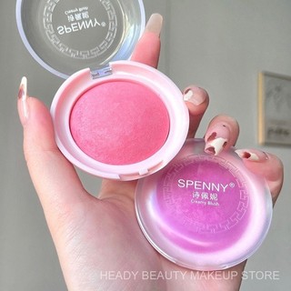  Spenny Floral Tint Cam Tím Mờ Blush Kem Che Khuyết Điểm Lâu Dài Giả Không Trang Điểm Rouge Daily Light Trang Điểm V4Z9 