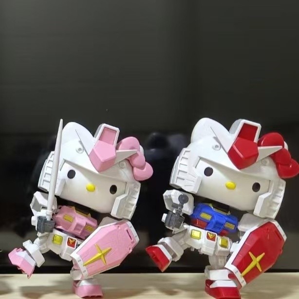 Sản phẩm còn hàng đồ chơi đồ chơi trẻ em quà sinh nhật HELLO KITTY HELLO KITTY Hình mô hình Gundam l