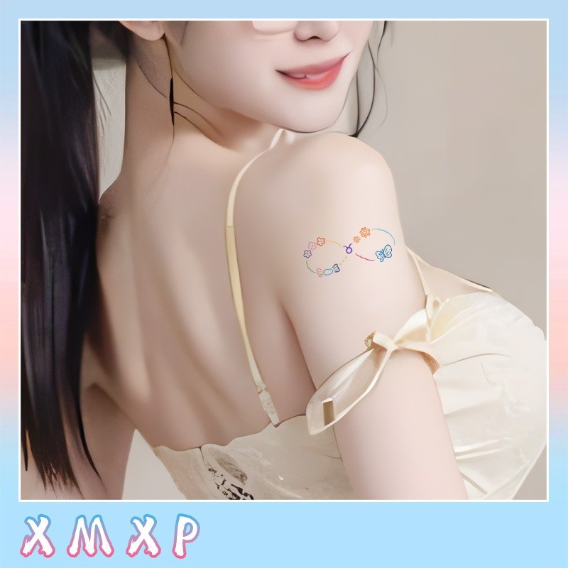 Miếng dán hình xăm nhiều màu sắc của 12 cung hoàng đạo chống nước, bền và không phản quang. Mẫu mới 