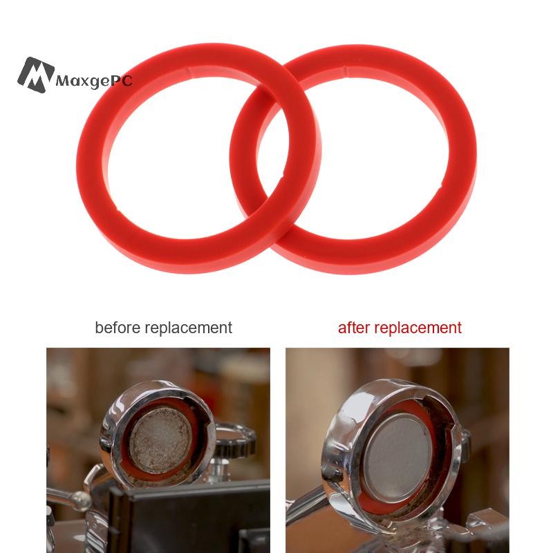 Maxgepc E61 Silicone Nhóm Gioăng 8.0MM Nhóm Bộ Cho Gaggia Máy Cà Phê Vòng Tròn Đệm Bộ Cà Phê Chống Rò Rỉ Niêm Phong 73x57x8 MM Mới