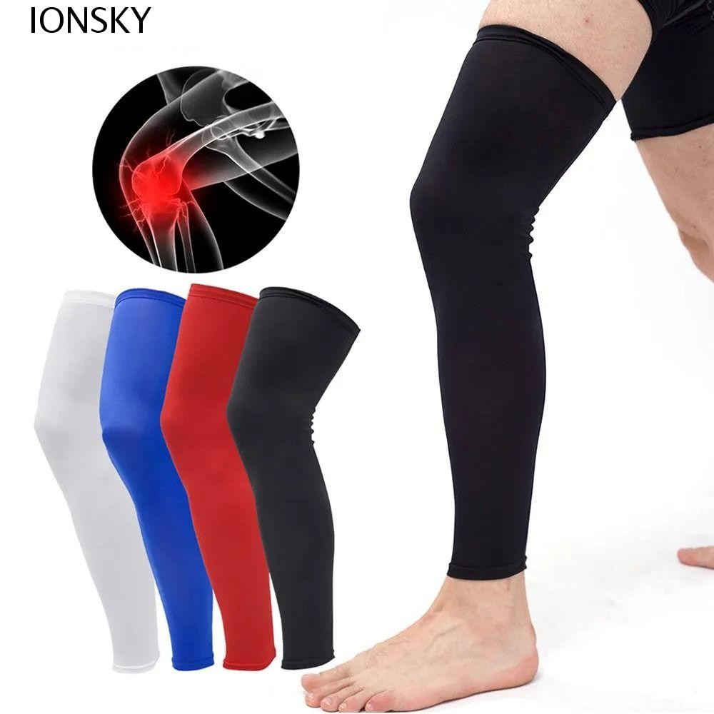 IONSKY Full Leg Tay áo, Tay áo nén dài thoáng khí có độ đàn hồi cao, Bảo vệ chân tay đầu gối UV Sun 