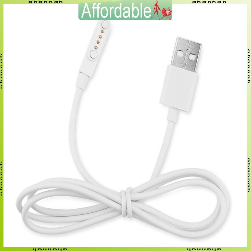 Ah Từ Tính Cho Đồng Hồ Thông Minh Cáp Sạc 4 Chân Cho KW88 KW98 KW99 GT88 GT68 Đồng Hồ Thông Minh Đa 